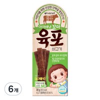 아이배냇 꼬마 육포 6p, 쇠고기, 30g, 6개