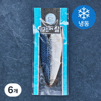 제주어부 제주 고등어살 필렛 (냉동), 160g(특대), 6개