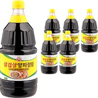 오뚜기 삼겹살 양파절임 소스, 2.1kg, 6개