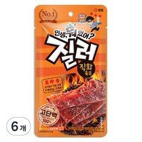 질러 육포, 45g, 6개