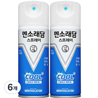 멘소래담 쿨 스프레이파스 에스 180ml, 1개입, 6개