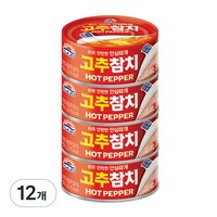 사조 고추참치 안심따개, 150g, 12개