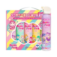 유아용 핑키통키 버블파티 바디클렌저 5종 x 300ml 세트, 1500ml, 1개