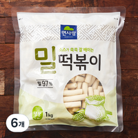 면사랑 밀떡볶이, 1kg, 6개