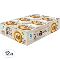 청정원 쌀로만든 멸치 컵쌀국수, 92g, 12개