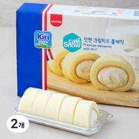 삼립 끼리 진한 크림치즈 롤케익, 330g, 2개