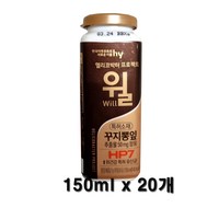 한국야쿠르트 헬리코박터 윌 요구르트 150ml 아이스발송, 20개