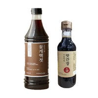 미자언니네 꽃게 액젓 900ml + 프리미엄 맛간장 480ml, 1380ml, 1세트