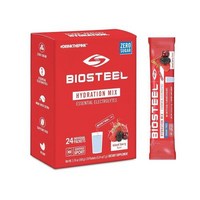 BioSteel Zero Sugar 하이드레이션 믹스 5가지 필수 전해질이 함유된 훌륭한 맛의 수분 공급 믹스 베리 맛 1인용 패킷 24개, 1개