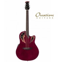 Ovation 오베이션 통기타 CE48-RR Ruby Red Gloss, 단품, 1개