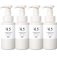 해피바스 PH4.5 약산성 쑥 버블 여성 청결제, 250g, 4개