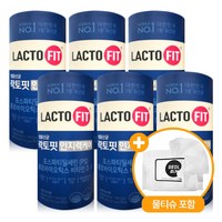 종근당건강 락토핏 인지력케어 PS 유산균+설빈 물티슈 증정, 60g, 6박스