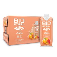 BioSteel Sports Drink 5가지 필수 전해질이 함유된 훌륭한 맛의 수분 공급 복숭아 망고 맛 500ml167액량 온스 12팩, 피치 망고_16.7 Fl Oz (Pack of 12), 12개