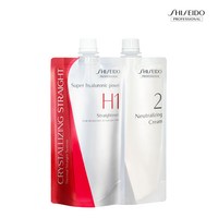 시세이도 프로페셔널 크리스탈라이징 알파H 스트레이트크림 H 악곱슬 건강모용 1제 400ml + 2제 400ml, 1세트