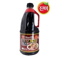 진미 잘되는맛집 간장게장소스 2.1kg X 6통 (1박스) 밥도둑 새우장 게장 비법소스, 6개