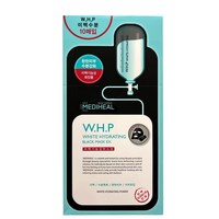 메디힐 WHP 미백 수분 숯 미네랄 시트 마스크 팩, 20개, 1개입