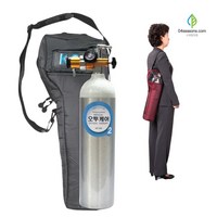 의료용 산소발생기 호흡기 치료기 산소 흡입기 세트, 1개, 의료용 산소통 2.8L 세트