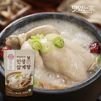 [백종원] 인생삼계탕 / 1200g 3팩 1.2kg 3개, 없음