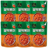 비비고 쌀떡볶이, 6개, 575g