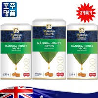 호주 약국 판매 정품 뉴질랜드산 MGO 400+ 마누카 꿀 허니 + 프로폴리스 목캔디 15개입 3통 세일가
