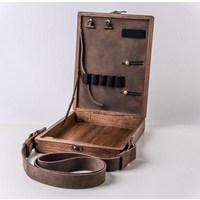 작가 Writers Messenger Wood Box 메신저 나무상자 서류 문서 가방