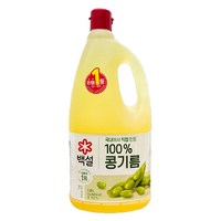 백설 콩기름, CJ제일제당[백설]콩100%콩기름식용유1.8L, 1.8L, 4개