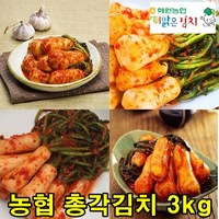 국산 총각김치 3kg 맛있는 전라도 알타리 김치, 1개