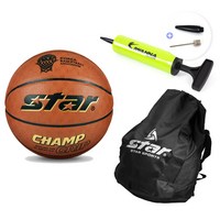 STAR 스타 농구공 챔프 그립 CHAMP GRIP BB4657, free+아이워너 펌프+스타 공가방, 1개