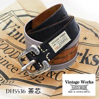 빈티지웍스 수제 소가죽 벨트 핸드메이드 고급 Vintage Works DH5536 일본직구