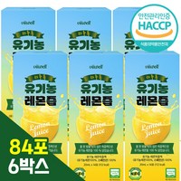 NFC착즙 스퀴즈드 레몬즙 100%, 6박스, 280ml