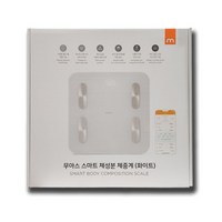 무아스 스마트 체성분 체중계, MBCS3, 화이트