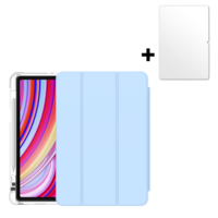 샤오미 레드미 패드 프로 호환 커버 케이스 강화유리 세트 칸탐, 스카이, 1개