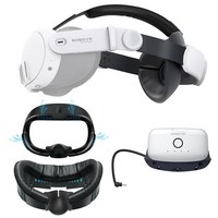 메타퀘스트3 BOBOVR M3 MINI 헤드스트랩 배터리독 AMVR 안면환기커버 번들, 1개