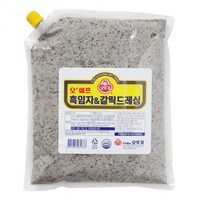 오뚜기 오쉐프 흑임자갈릭드레싱 1KG 샐러드 소스 대용량 업소용, 1개