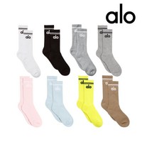 알로 스로우백 양말 남녀공용 ALO, L, 4.Grey/Black, 1개