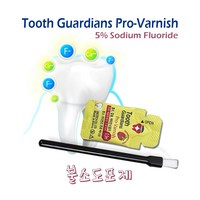 투스가디언즈 프로-바니쉬(10개입) Tooth Guardians Pro-Varnish 치아재광화촉진제 불소바니쉬 불소도포제 충치 시린이 유노테크 UNOTECH, 10개, 0.5ml