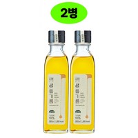 국산들기름 한씨가원 나무틀 엑스트라 버진 국내산 냉압착 생들기름 190ml, 2개