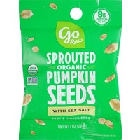 Go Raw Sprouted - Oraganic- Snacking Seeds Snack Size Bags (Sea Salt 1 Box (12/1oz.pk)), 28g