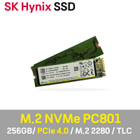 SK 하이닉스 BC711 M.2 NVMe SSD 256GB (벌크), PC801 256GB