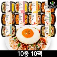 디자인푸드 밀리너스 도시락 10종, 250g, 10팩