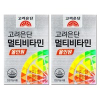 고려은단 멀티비타민 올인원 120정 4개월분, 60정, 2개