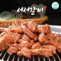 서서갈비 양념 돼지왕구이 간장맛, 2개, 600g