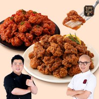 [천하일미] 홍석천 이원일 닭강정 250g 간장 2팩+양념 2팩 순살치킨, 단품:단품