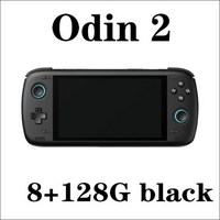 Ayn Odin 2 프로 Odin 2 휴대용 게임 콘솔 6 인치 IPS 스크린 8G + 128G 안드로이드 13 512G 블루투스 PSP ps2 IPS LCD Sc, 1개, 없음, 2) black - 64G 13k games