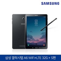 삼성전자 갤럭시탭 A6 WIFI LTE 32G (S펜+충전기+케이블) 쟈로르도, A급리퍼브