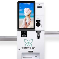 키오스크 무인매장 아이스크림 KIOSK 슈퍼 마트 자동키오스크 매점 무인 가게 계산대, 상세페이지 참조