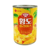 롯데 델가 황도 410g 24캔, 12개