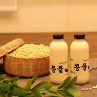 [월드마켓] 100% 국내산 콩을 맷돌에 갈아만든 순수하고 진한 콩물, 4개, 500ml