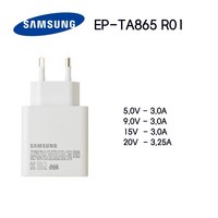 삼성 충전기 65W USB-C EP-TA865 R01 S22 S23 S24 NT950 NT930 Galaxy A6 A7 A8 A9 S7 S7+, SAMSUNG ta865