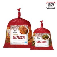 종가 종가집 아삭한 포기김치 4.8kg + 열무김치 1.5kg 총 6.3kg